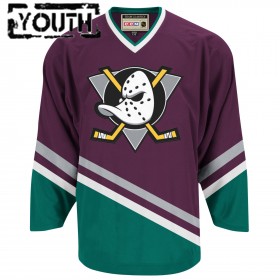 Anaheim Ducks Mighty Ducks Trikot Blank CCM Throwback Authentic - Kinder